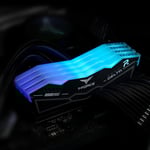 TEAMGROUP T-FORCE DELTA RGB DDR5 32GB (2x16GB) 5600MHz CL36 Desktop Memory Black thumbnail 5