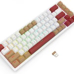 Redragon K677 WLR-RGB-PRO 60% Mechanical Brown Keyboard Dual-Mode thumbnail 6