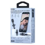 Remax K09 Wireless Type-C Microphone Portable thumbnail 3