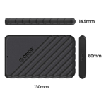 هارد خارجي Orico 1TB USB 3.2 2.5″ Micro-B thumbnail 4