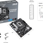 ASUS PRIME B760M-R D4 Intel LGA 1700 DDR4 Micro-ATX Motherboard thumbnail 6