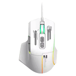 R8 1639 Wired Mouse 3600 DPI White RGB thumbnail 3