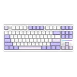 كيبورد Attack Shark X87 80% TKL ميكانيكي قابل للتبديل حرارياً Dual-Mode RGB Twilight Purple thumbnail 1