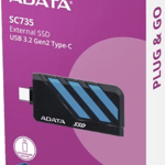 SSD محمول ADATA SC735 1TB USB-C أزرق thumbnail 7
