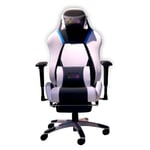 Playstation Gaming Chair White, Black and Blue thumbnail 2