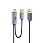 محول UNITEK HDMI إلى DisplayPort كيبل 1.8m أسود thumbnail 4