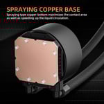 SAMA SM360 PRO AIO 360mm Liquid Cooler with 2.8-inch LCD Display Black thumbnail 3