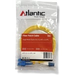 كيبل Atlantic Fiber Optic Patch Cord Single Mode OS2 Duplex LC إلى LC 3m thumbnail 3