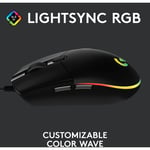 Logitech G203 LIGHTSYNC Gaming Mouse 8000 DPI Wired RGB Purple thumbnail 14
