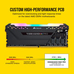 Corsair Vengeance RGB Pro 16GB (2x8GB) DDR4 4000MHz C19 thumbnail 3