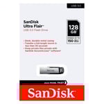 SanDisk Ultra Flair 128GB USB 3.0 Flash Drive Silver thumbnail 5