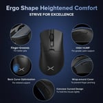 Delux M900 Mouse Wireless Ergonomic RGB Black thumbnail 2