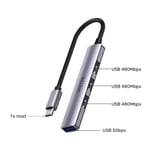 محول USB Unitek H1208B 4-Port USB-C Hub thumbnail 3