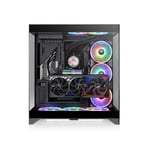 Thermaltake CTE E550 TG Mid-Tower ATX Case Black Tempered Glass thumbnail 2