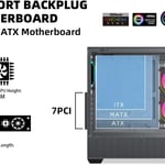 SAMA SV02 Mid-Tower ATX Case Black Tempered Glass thumbnail 3