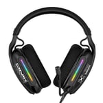 Onikuma X12 Gaming Headset Wired RGB Black thumbnail 3