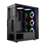 MSI MAG SHIELD 200L Mid-Tower ATX Case Tempered Glass thumbnail 3