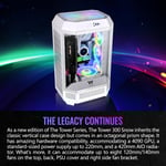 Thermaltake The Tower 300 Micro-ATX Case White Tempered Glass thumbnail 11