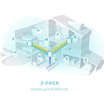 TP-Link Deco X50 AX3000 3-Pack WiFi 6 Dual-Band Mesh System thumbnail 6