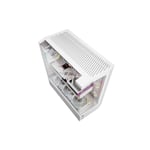 darkFlash DY460 White Dual-Chamber Mid-Tower ATX PC Case (Included 4 ARGB Fans / 3-Sided Panoramic Tempered Glass / Back-Connect Motherboard Support / USB-C 10Gbps) thumbnail 4