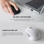 Fantech W190D Wireless Mouse - White Silent Click thumbnail 2