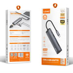 محول LDNIO DS-56H USB-C إلى متعدد المنافذ مع 100W PD و HDMI وقارئ SD/TF thumbnail 7