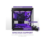 كيس NZXT H6 Flow RGB Compact Dual-Chamber برج متوسط Mini-ITX أسود thumbnail 9