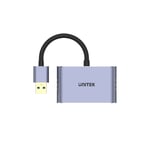 محول USB UNITEK USB 3.0 إلى HDMI و VGA رمادي thumbnail 4