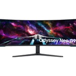 شاشة ألعاب سامسونج أوديسي نيو G9 G95NC منحنية فائقة الاتساع بحجم 57 بوصة (دقة Dual UHD - تقنية Quantum Mini-LED - تردد 240Hz - استجابة 1ms - انحناء 1000R) thumbnail 1