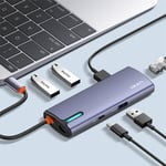 محول LDNIO DS-16U 6-Port USB 3.0 مع إيثرنت و 100W PD رمادي thumbnail 6