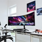شاشة ألعاب سامسونج أوديسي نيو G9 G95NC منحنية فائقة الاتساع بحجم 57 بوصة (دقة Dual UHD - تقنية Quantum Mini-LED - تردد 240Hz - استجابة 1ms - انحناء 1000R) thumbnail 25