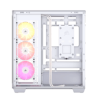 كيس Corsair 3500X Mid-Tower أبيض زجاجي مقوى iCUE RGB thumbnail 6