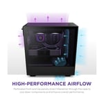 كيس NZXT H5 Flow Edition Mid-Tower Black thumbnail 8