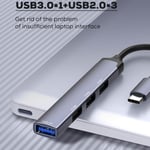 محول USB LDNIO DS-34U 4 في 1 USB-C بـ 1xUSB 3.0 و 3xUSB 2.0 بسرعة 5Gbps thumbnail 8