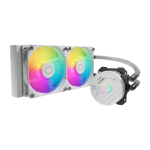 مبرد Cooler Master 240mm AIO سائل ARGB أبيض thumbnail 2