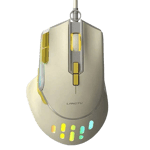 Langtu G3 Wired Mouse 8200 DPI Milk White thumbnail 4