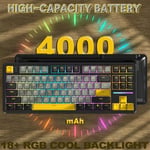 كيبورد Attack Shark X87 80% TKL ميكانيكي لاسلكي RGB أسود thumbnail 4
