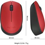ماوس Logitech M171 1000 DPI لاسلكي أسود thumbnail 28