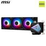 مبرد MSI MAG Coreliquid I360 360mm AIO سائل ARGB أبيض thumbnail 4