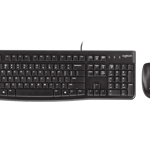 كيبورد Logitech MK120 Full-Size USB وماوس أسود thumbnail 4