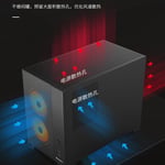 كيس Huntkey F820 Mid-Tower ATX أسود زجاج مقوى thumbnail 13