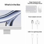 كومبيوتر Apple iMac 24 M3 8GB/512GB 10-core GPU Silver thumbnail 4