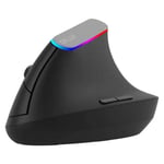 Delux M618C Vertical Ergonomic Wireless Mouse Black thumbnail 2