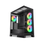 SAMA V50 Mid-Tower ATX Case Black Tempered Glass with 4 ARGB Fans thumbnail 6