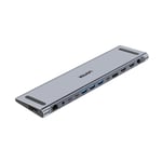 محول UNITEK UHB15 USB-C تريبل 4K KVM دوكينج ستيشن 100W PD thumbnail 3