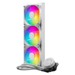 Cooler Master MasterLiquid 360L Core ARGB AIO 360mm Liquid Cooler White thumbnail 2