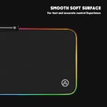 وسادة فأرة ألعاب RGB ناعمة أريزجيم 350×250×4 ملم - أسود thumbnail 4