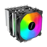 مبرد Huntkey Storm T620 Fantasy مبرد هوائي 120mm Dual-Tower 230W ARGB thumbnail 4