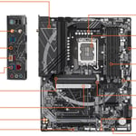 لوحة أم جيجابايت GIGABYTE Z790 EAGLE AX بمقبس LGA 1700 ودعم ذاكرة DDR5 بحجم ATX thumbnail 7