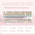 Attack Shark M87 Mechanical Keyboard Wireless 75% RGB Pink Gradient thumbnail 2
